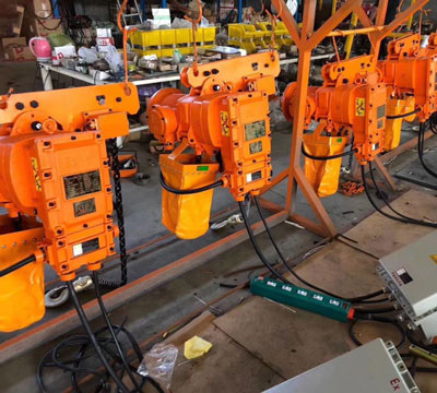 HYBDB series explosion-proof electric chain hoist manufacturer