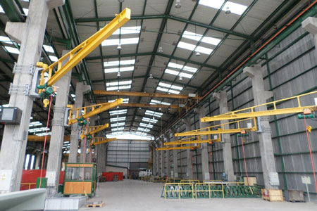 BX wall mounted jib cranes