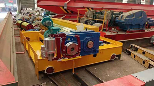 trolley winch for 50 ton truss gantry crane