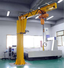 BZ type floor mounted jib crane